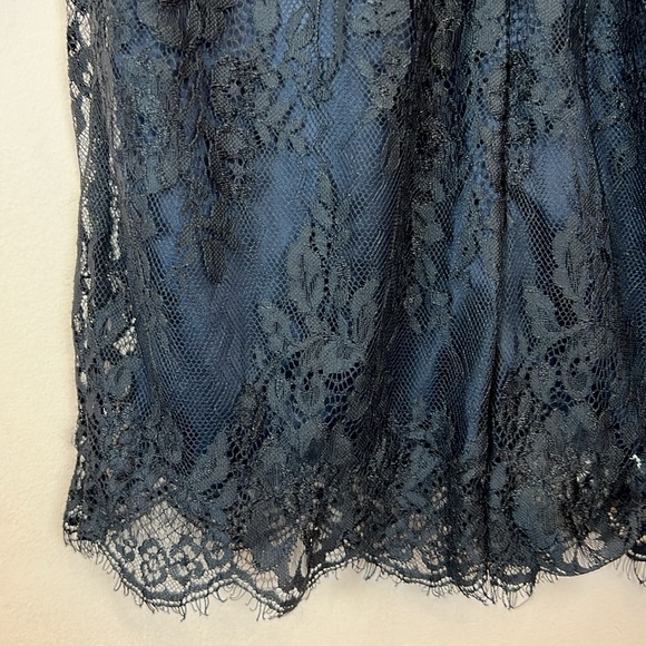 Erin by Erin Fetherston navy and black lace cocktail dress Size 6 - Picture 7 of 9